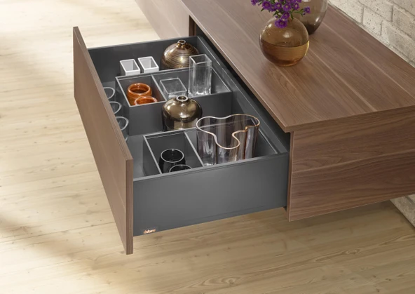 Blum Legrabox Pure C Yüksek Yanak 35 Cm. Frenli Blumotion Orion Gri Antrasit - 8