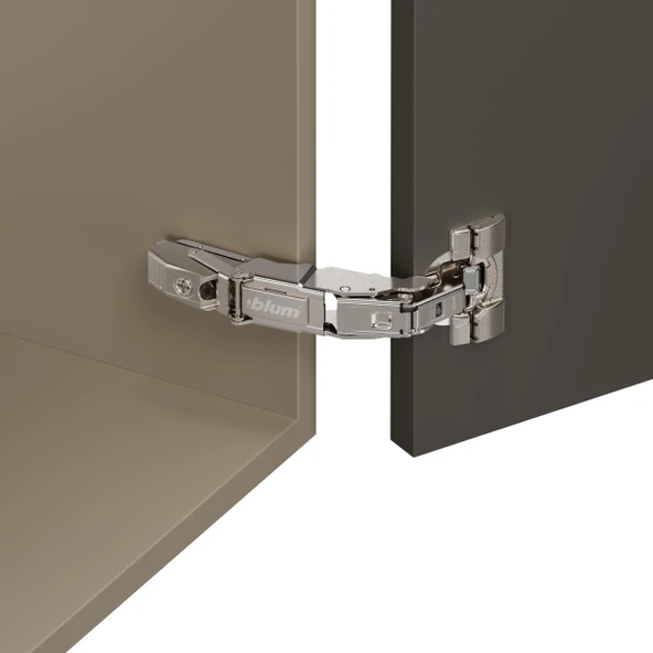 Blum Clip Top Blumotion 125 Drc 0 Açılım Menteşe Kalın Kapak 71B7550D + 173L6100 - Resim 6