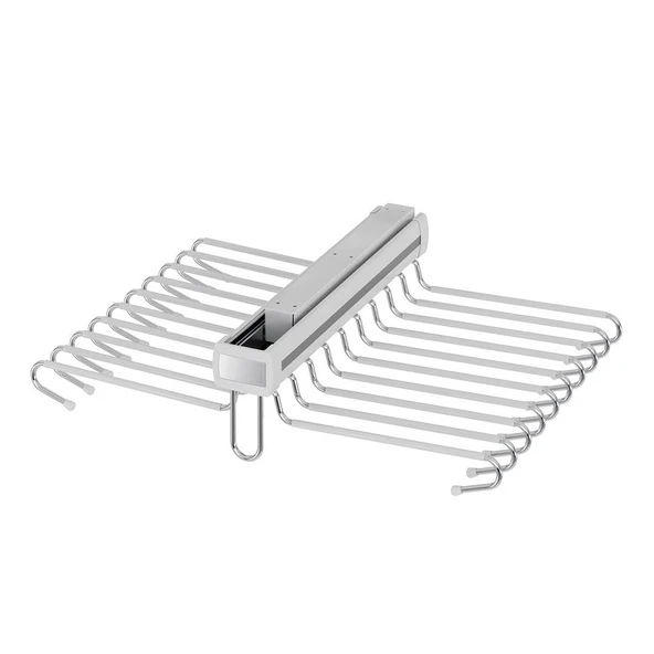 Beyaz Lüx Alüminyum Çiftli Pantolonluk S6723 - Resim 4