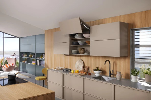 Blum Aventos HF Top Çiftli Kalkar Kapak Mekanizma Seti 25-35 - Resim 7