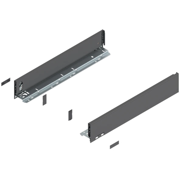 Blum Legrabox Pure M Alçak Yanak 55 Cm. Frenli Blumotion Orion Gri Antrasit - Resim 4