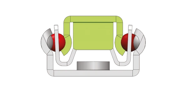 İnce Bilyalı Çekmece Rayı 17x406 Mm - 2