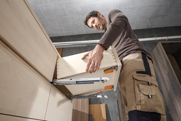 760h3000s Blum Movento Çift Açılım Frenli Ray 30 Cm - Resim 3