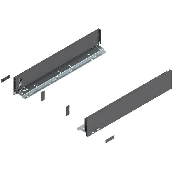 Blum Legrabox Pure M Alçak Yanak 27 Cm. Tip-On Blumotion Orion Gri Antrasit - 3