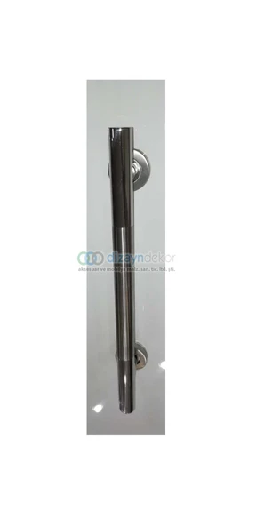 Paslanmaz Çelik Sürgü Ve Çekme Kapı Kolu Krom Saten 2 - Resim 2