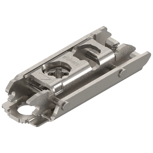 Blum Clip Ekzantrik Menteşe Tabanı, Düz Gizli Tip, 0 mm, Çelik, Vidalı 175H3100 ürün görseli 1