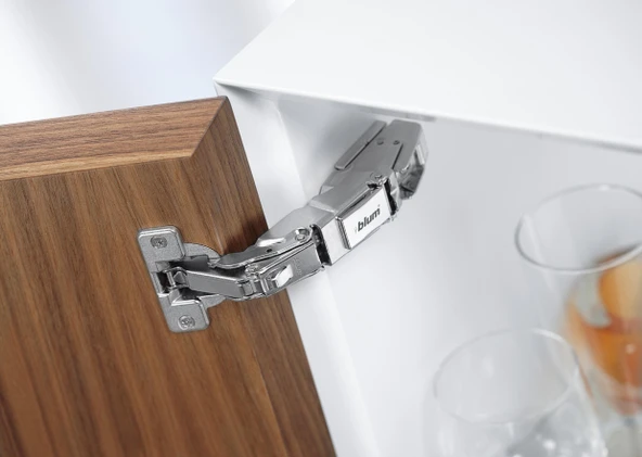 Blum Clip Top Blumotion 125 Drc 0 Açılım Menteşe Kalın Kapak 71B7550D + 173L6100 - Resim 4