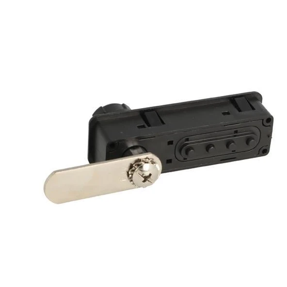 Şifreli Mandallı Dolap Kapak Kiliti Yatay Siyah Ekonomik - Sol - 4