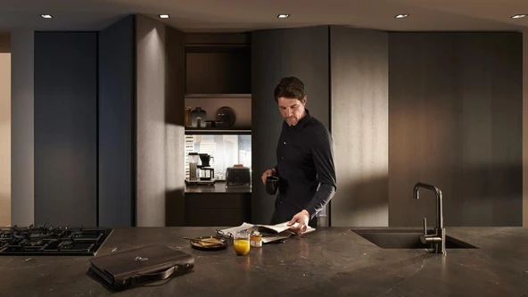 Blum Revego Duo + Duo Çift Kapak Açılır ve İçeri Kayar Kapak Sistemi - Resim 10