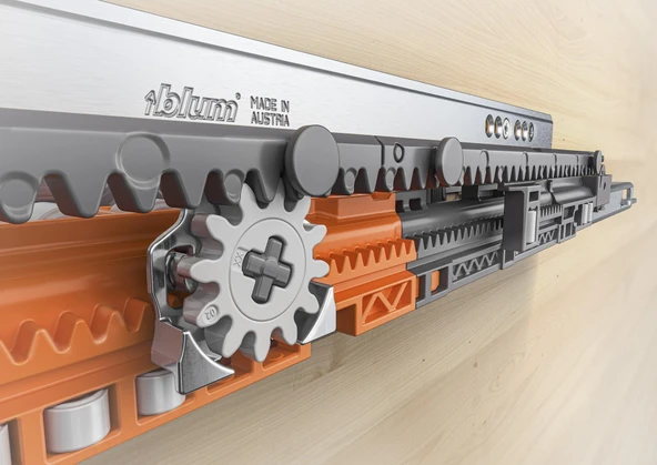 760h4000s Blum Movento Çift Açılım Frenli Ray 40 Cm - Resim 4