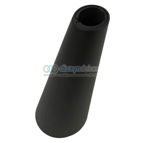 Konik Açılı Koltuk Kanepe Ve Dolap Ayağı Mat Siyah 20 Cm - 3