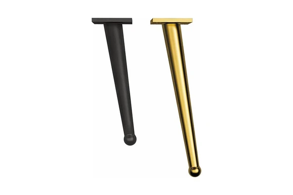 Nis Dekoratif Mobilya Ve Koltuk Ayağı Parlak Altın 14 Cm - 2