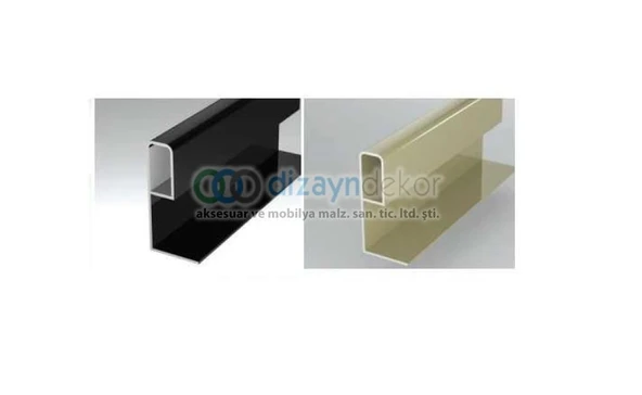 Kapak Ve Sürgü Kulp Profili Parlak El. P 250 Cm - Resim 2