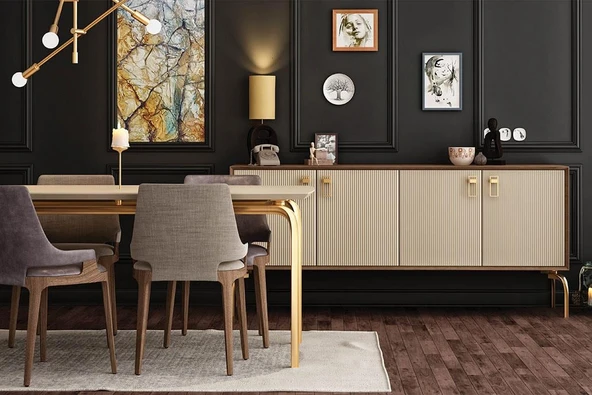 Nice Parlak Altın Dekoratif Mobilya Ve Koltuk Ayağı 16 Cm - 6