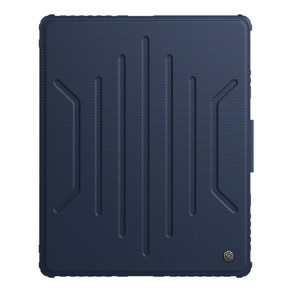 Nillkin iPad Pro 12.9 Bumper Snapsafe Standlı Smart Cover Tablet Kılıf Mavi - 1