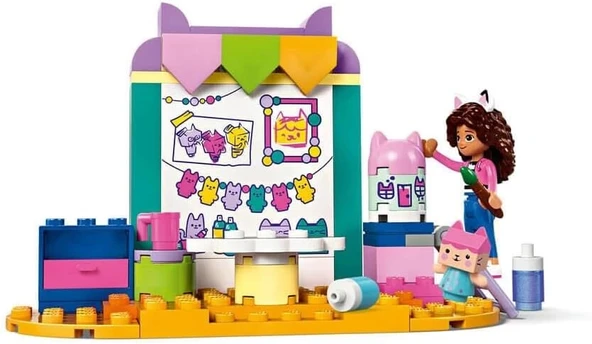 LEGO Gabby’s Dollhouse Karton Yavru Kedi ile El Sanatları 10795- 4 Yaş ve Üzeri Çocuklar için (60 Parça) - 2