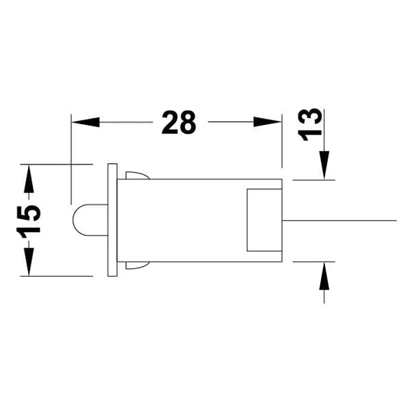 Menteşeli Gömme Kapak Anahtarı Swich - 2