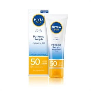 Nivea Sun Güneş Kremi Parlama Karşıtı SPF50+ 50 ml ürün görseli