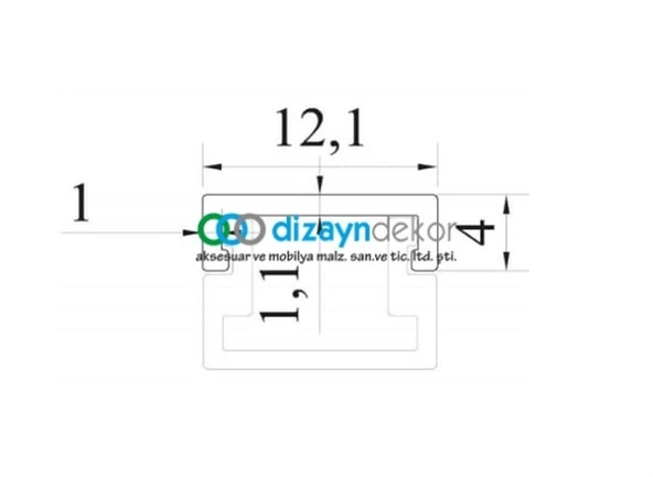 Cube-X Kare Gömme Led Profili ürün görseli