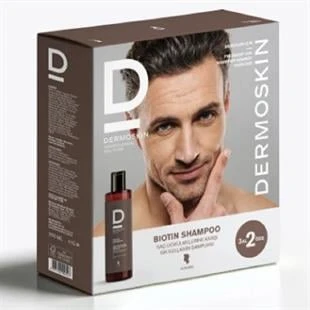 Dermoskin Biotin Şampuan Saç Dökülmesine Karşı Erkek 200 ml - 3 Al 2 Öde - 1