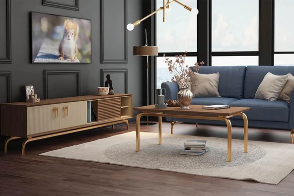 Nice Parlak Altın Dekoratif Mobilya Ve Koltuk Ayağı 16 Cm - 7