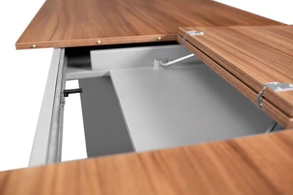 Standart Ortadan Açılır Masa Rayı 100 Cm ürün görseli