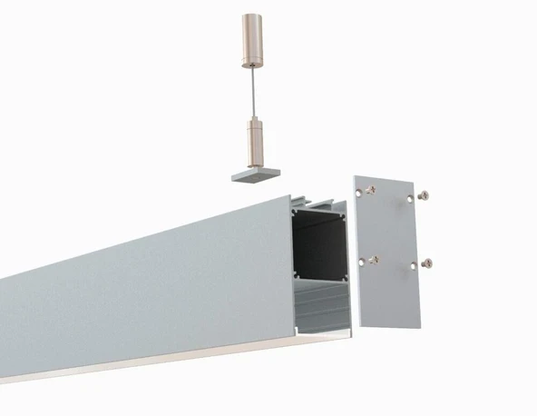 Lineer Sıvaüstü Asma Sarkıt Pcb Led Profil Armatür 5535