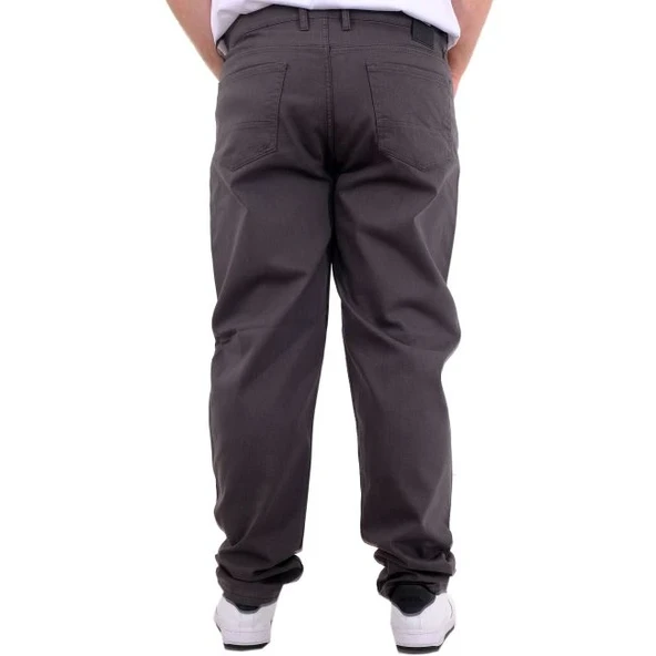 Büyük Beden Erkek Gabardin 5Cep Doga Classic 22920 Antrasit - Resim 4