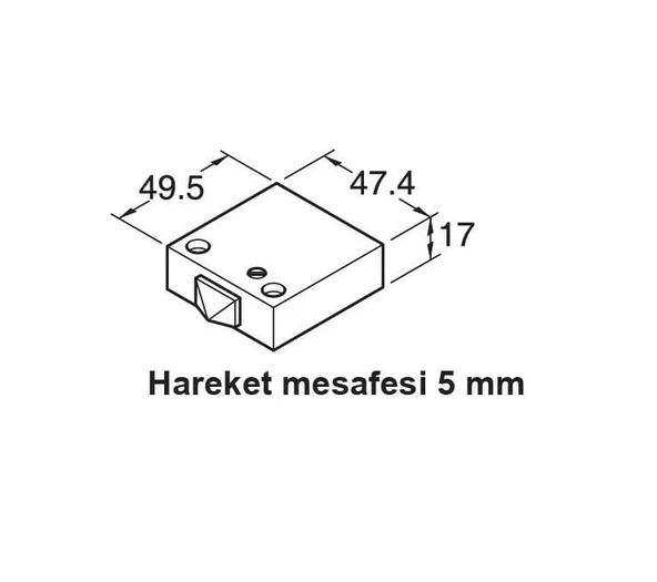 Basmalı Aç Kapa Kapak Anahtarı - Resim 2