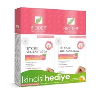 Bioder Bio Epilation Ağda Bandı Bitkisel Tüy Azaltıcı Normal Ciltler - İkincisi Hediye ürün görseli 1