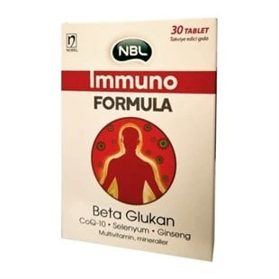 NBL Immuno Formula Selenyum Beta Glukan 30 Tablet ürün görseli