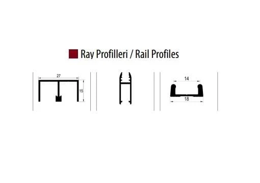 Cam Sürgü Kapak Sistemi Ray Takımı ürün görseli 1