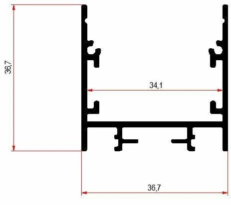 Lineer Sıvaüstü Asma Sarkıt Pcb Led Profil Armatür - 7