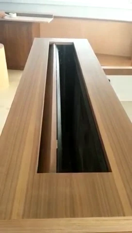 55 İnç Otomatik Kapaklı Dikey Hareketli Ve 330 Dönen Tv Lift Mekanizma Sistemi - Resim 2