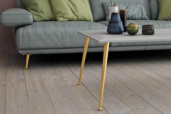 Nis Dekoratif Mobilya Ve Koltuk Ayağı Parlak Altın 25 Cm - 3