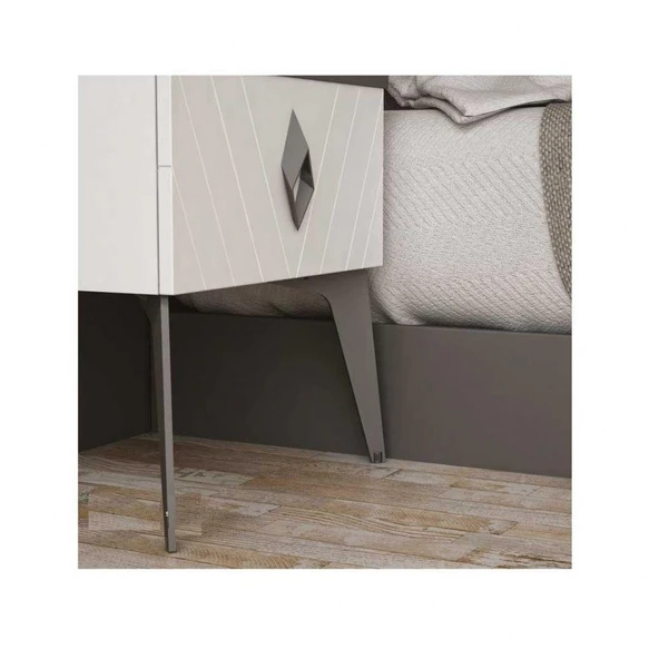 Paris Dekoratif Mobilya Ve Koltuk Ayağı Mat Siyah 15 Cm - 2