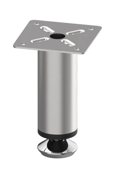 Paslanmaz Çelik İnox Mobilya Dolap Baza Ayağı 10 Cm ürün görseli