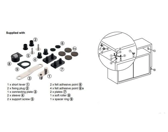 Döner Masa Mekanizması - Set - Resim 2