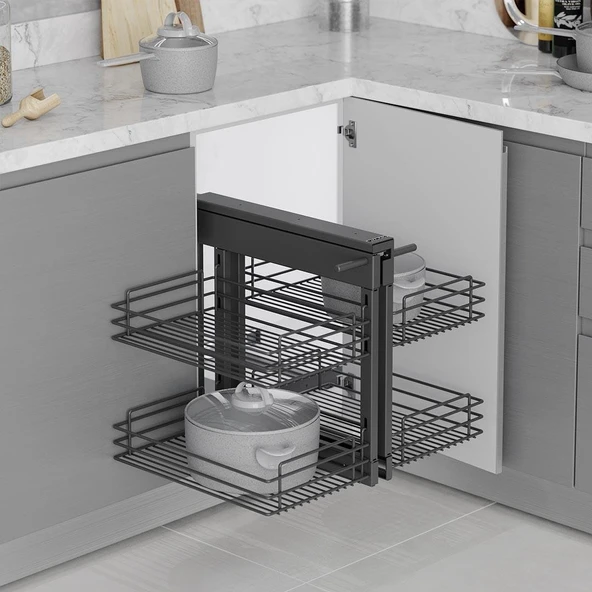 Körköşe Kiler Sistemi, Kapak Bağlantısız S3007 - Resim 2