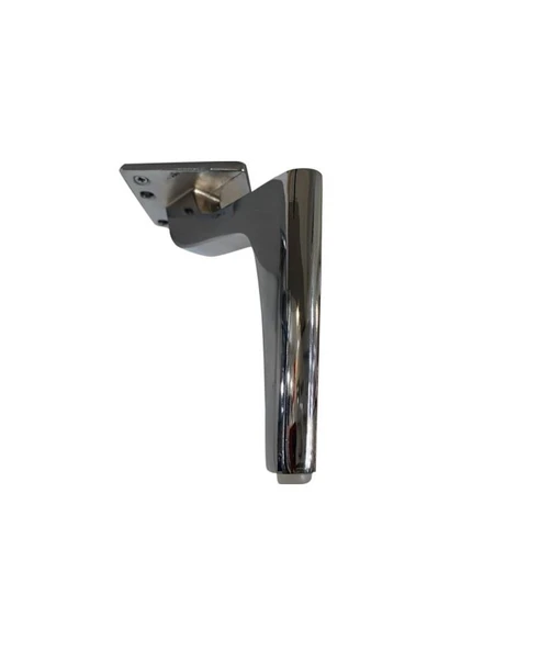 Lyon Dekoratif Mobilya Ve Koltuk Ayağı Parlak Krom 25 Cm - 2