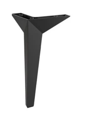 Moderno Mobilya Koltuk Kanepe Ve Dolap Ayağı Mat Siyah 12 Cm. - 4 Adet