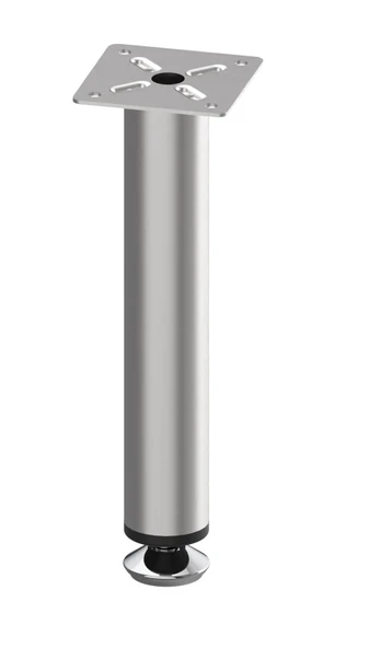 Paslanmaz Çelik İnox Mobilya Dolap Baza Ayağı 20 Cm