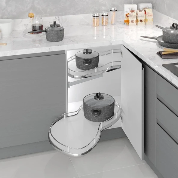 Döner Tablalı Körköşe Mekanizması S3014 Kör Sol ürün görseli