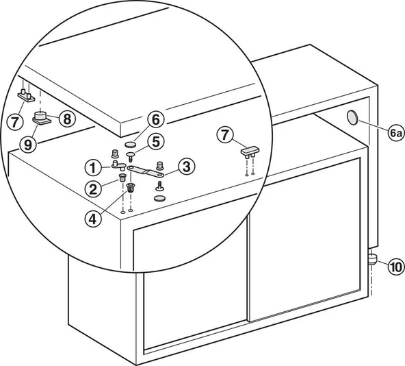 Döner Masa Mekanizması - Set - Resim 8