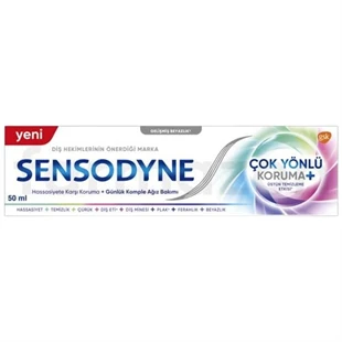 Sensodyne Çok Yönlü Koruma Gelişmiş Beyazlık Diş Macunu 50 ml ürün görseli