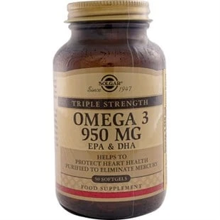 Solgar Omega-3 950 mg 50 Kapsül ürün görseli