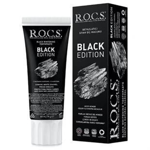 Rocs Black Edition Diş Macunu 60 ml ürün görseli