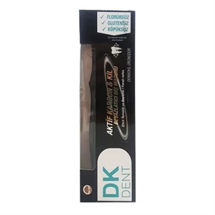DK Dent Diş Macunu Aktif Karbon ve Beyazlatıcı 75 ml + Diş Fırçası Hediyeli