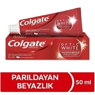 Colgate Diş Macunu Optic White Parıldayan Beyazlık 50 ml ürün görseli