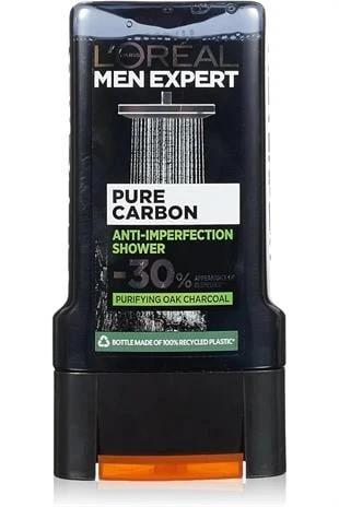 L'Oreal Paris Men Expert Pure Carbon Duş Jeli 300 ml ürün görseli